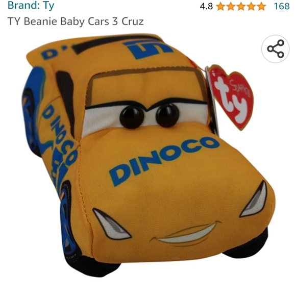 NWT TY BEANIE CARS 3 CRUZ. - Picture 1 of 8